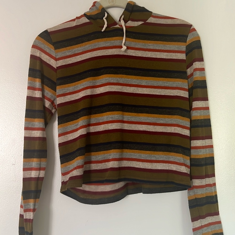 Long sleeve hoodie drawstring